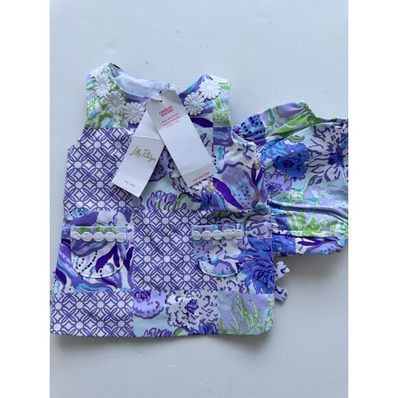 NWT Lilly Pulitzer Baby Lilly Shift In Juicy Story Patch 3-6 Months - Picture 1 of 4